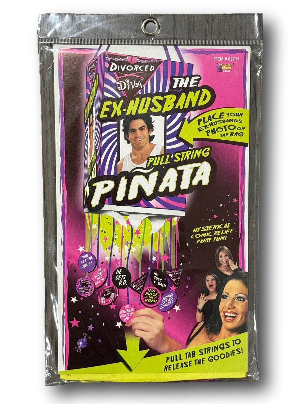 The Ex-Husband Pull String Pinata - NWT